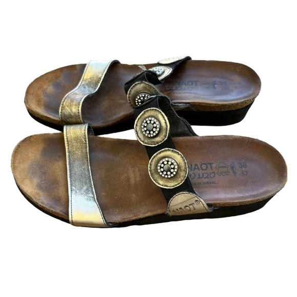 Naot Women's Geneva Leather Sandal – Brown Haze, Cushioned Leather Footbed, Buckle Strap, Super Comfy & Stylish - View #13